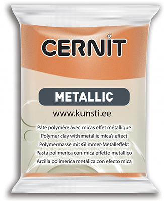 Полимерная глина Cernit Metallic 775 56gr rust ― VIP Office HobbyART