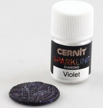 Блестящая пудра (слюда) CERNIT 5гр, diamond фиолетовый ― VIP Office HobbyART