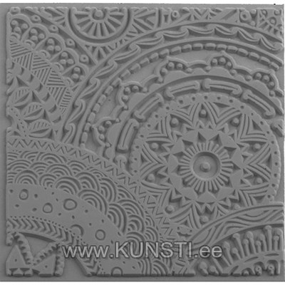Texture plate Cernit CE95022 9x9cm Leaves ― VIP Office HobbyART