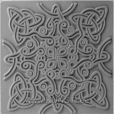 Texture plate Cernit CE95023 9x9cm Celtic Knot ― VIP Office HobbyART