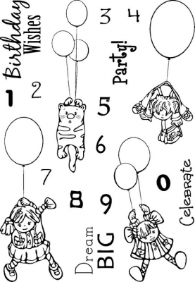 SW Balloons Clear Stamp