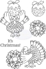BH Turkey Christmas Clear Stamp