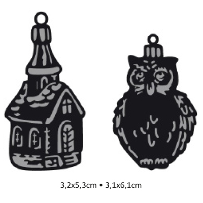 Lõikenoad Marianne Design Craftables CR1381 Tiny's ornaments church & ow