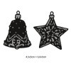 Die Marianne Design Craftables CR1382 Tiny's ornaments star & bell