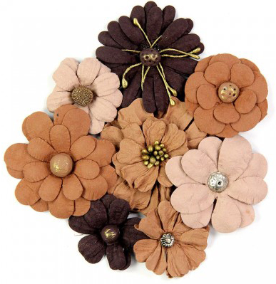 Symphony Flowers - Coffee Bean, 8pcs  ― VIP Office HobbyART