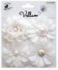 Vellum Camden Cottage - White, 4pcs 