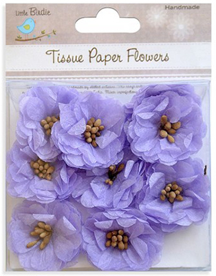 Tissue Pollen Blooms - Purple, 9pcs  ― VIP Office HobbyART