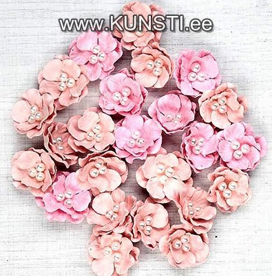 Handmade Flower - Pearl Blossom- Pearl Pink, 24pcs ― VIP Office HobbyART