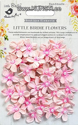 Handmade Flower - Pearl Petites Pearl Pink 32Pc ― VIP Office HobbyART