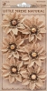 Handmade Flower -  Burlap Linnea Flowers Natural,6pcs