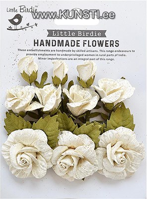 Handmade Flower - Kimberley Shabby Chic 14pc ― VIP Office HobbyART
