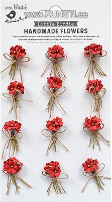 Handmade Flower - Bouquet Love and Roses 12pc ― VIP Office HobbyART