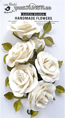 Handmade Flower - Marva Shabby Chic 4pc ― VIP Office HobbyART