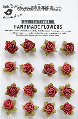 Handmade Flower - Micro roses Love and Roses 16pc ― VIP Office HobbyART