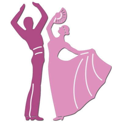 Die Crafty Ann BD-107 Dancers Silhouettes ― VIP Office HobbyART