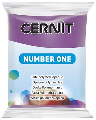 Polymer Clay Cernit Number One 941 Mauve ― VIP Office HobbyART