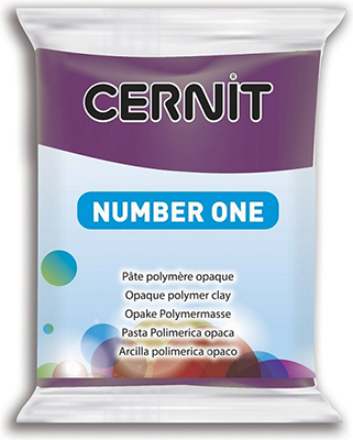 Polümeersavi Cernit Number One 962 Purple ― VIP Office HobbyART