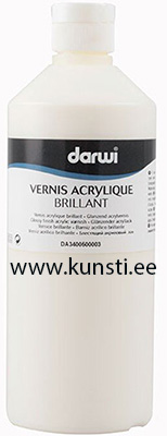 Akrüüllakk vee baasil Darwi BRILLANT varnish glossy 500ml ― VIP Office HobbyART