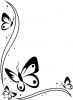 Tekstuurplaat 8107 10,8x14,6cm butterflies border