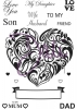 Clear stamp A6 - To My - Heart Swirl