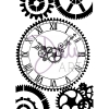 Clear stamp A6 - Clock Face