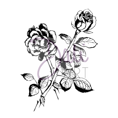 Clear stamp A6 - Rose ― VIP Office HobbyART