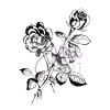 Clear stamp A6 - Rose