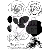 Clear stamp A6 - Rose Layering