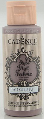 Tekstiilivärv Style matt fabric paint Cadence f-614 ashy rose  59 ml  ― VIP Office HobbyART