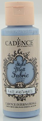 Краска по текстилю Style matt fabric paint Cadence f-618 lavender blue  59 ml  ― VIP Office HobbyART
