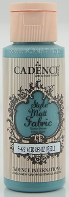 Tekstiilivärv Style matt fabric paint Cadence f-622 light sea green 59 ml  ― VIP Office HobbyART