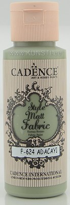 Tekstiilivärv Style matt fabric paint Cadence f-624 sage  59 ml  ― VIP Office HobbyART
