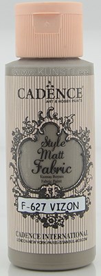 Tekstiilivärv Style matt fabric paint Cadence f-627 mink 59 ml  ― VIP Office HobbyART