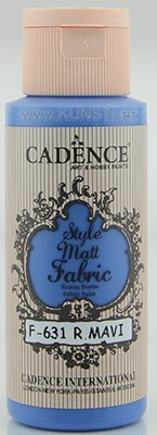 Tekstiilivärv Style matt fabric paint Cadence f-631 royal blue  59 ml  ― VIP Office HobbyART
