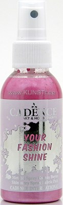 Краска-спрей для ткани Your fashion shine  fs-1104 fuchsia / metallic spray fabric paint 100 ml  ― VIP Office HobbyART