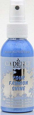 Краска-спрей для ткани Your fashion shine  fs-1109 sea blue / metallic spray fabric paint 100 ml  ― VIP Office HobbyART