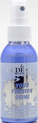 Краска-спрей для ткани Your fashion shine  fs-1110 navy blue / metallic spray fabric paint  100 ml  ― VIP Office HobbyART