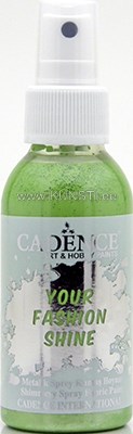 Tekstiilivärv Your fashion shine  fs-1112 grass green / metallic spray fabric paint  100 ml  ― VIP Office HobbyART