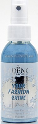 Краска-спрей для ткани Your fashion shine  fs-1116 dark turquoise / metallic spray fabric paint 100 ml  ― VIP Office HobbyART