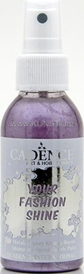 Краска-спрей для ткани Your fashion shine  fs-1117 aubergine / metallic spray fabric paint 100 ml  ― VIP Office HobbyART