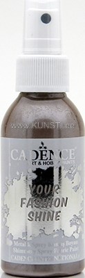 Краска-спрей для ткани Your fashion shine  fs-1118 brown / metallic spray fabric paint 100 ml  ― VIP Office HobbyART