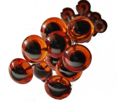 Glass eyes Topaz 12mm 2pcs ― VIP Office HobbyART