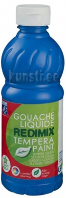 Gouache Redimix 063, 500ml primary blue (cyan) ― VIP Office HobbyART