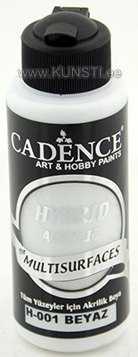 Акриловая краска Hybrid Cadence h-001 white 70 ml  ― VIP Office HobbyART