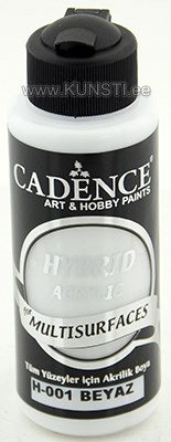 Akrüülvärv Hybrid Cadence h-001 white 70 ml  ― VIP Office HobbyART