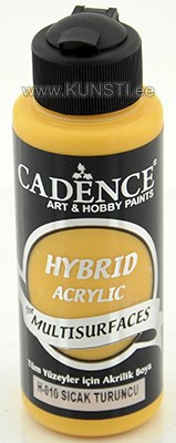 Hybrid acrylic paint h-010 warm orange 70 ml  ― VIP Office HobbyART