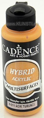 Hybrid acrylic paint h-011 light orange 70 ml  ― VIP Office HobbyART