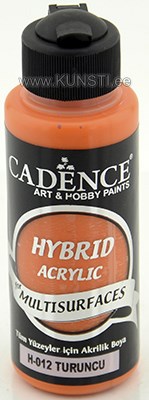 Hybrid acrylic paint h-012 orange 70 ml  ― VIP Office HobbyART