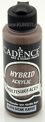 Акриловая краска Hybrid Cadence h-016 warm brown 70 ml  ― VIP Office HobbyART