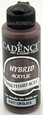 Hybrid acrylic paint h-017 chocolate 70 ml  ― VIP Office HobbyART